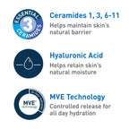 CeraVe Hydrating Face Wash with Hyaluronic Acid and Glycerin for Normal to Dry Skin - 12 fl oz