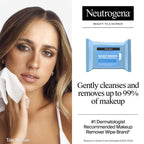Neutrogena Makeup Remover Wipes - Ultra Soft Micellar Facial Cleansing - 25ct
